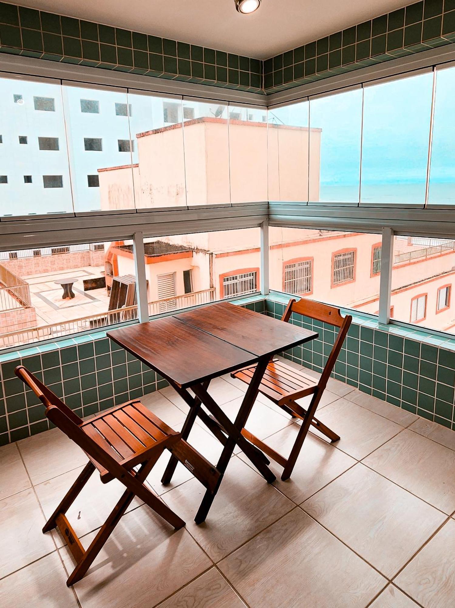 Apto Em Mongagua - De Frente Para O Mar Exterior foto
